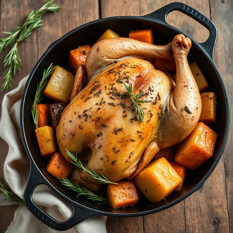 Herb-Roasted Chicken & Roots