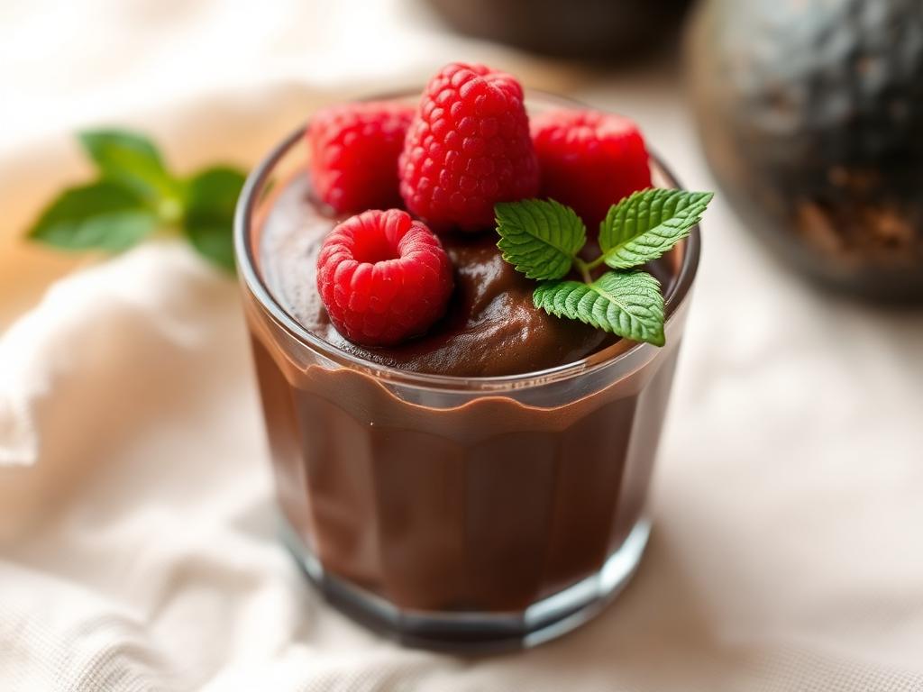 Dark Chocolate Avocado Mousse