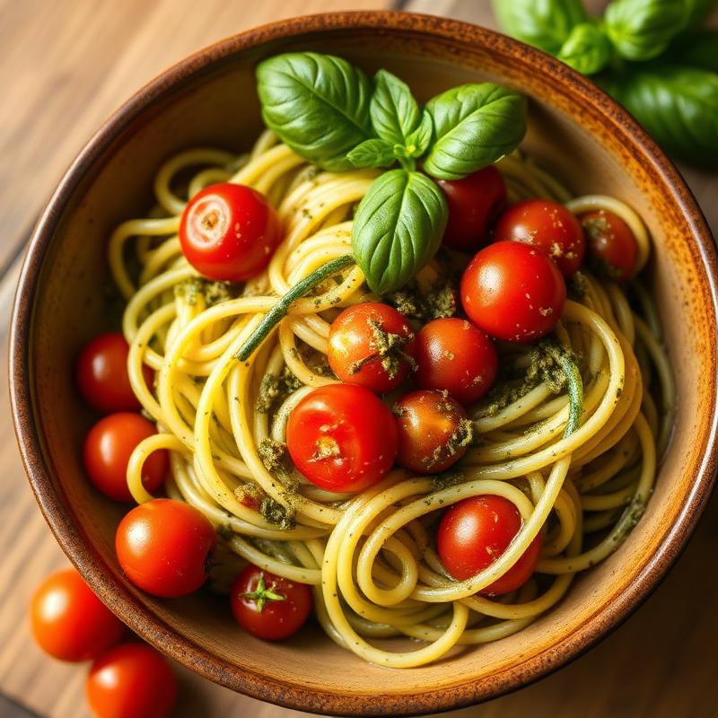 Pesto Zucchini Noodles